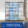 Combined Refrigerator Samsung RS70F65QETEF Steel