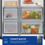 Combined Refrigerator Samsung RS70F65QETEF Steel