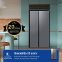 Combined Refrigerator Samsung RS70F65QETEF Steel