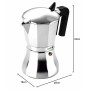 Italian Coffee Pot Fagor CUPY 12 Aluminium