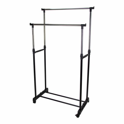 Coat Stand with Wheels Mondex Grey