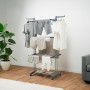 Étendoir Pliant Vertical à Roulettes InnovaGoods 24 Barres (Reconditionné A)