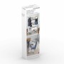 Étendoir Pliant Vertical à Roulettes InnovaGoods 24 Barres (Reconditionné A)