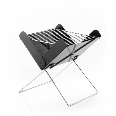 Mini-barbecue Pliable Portable pour Charbon InnovaGoods Acier inoxydable (Reconditionné B)