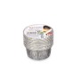 Flan Mould Kinvara Silver Aluminium 8,5 x 8 x 8,5 cm Disposable Circular (12 Units)