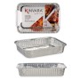 Set of Food Trays Kinvara Disposable 12 Units