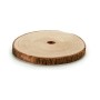 Bûche décorative Gift Decor Marron 25 x 2 x 26 cm 26 x 2 x 25 cm Ø 24,5 cm (12 Unités)