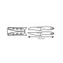 Couteau de table Tescoma 6 cm 2 Pièces (2)