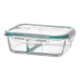 Boîte à lunch Ovenza Transparent Silicone Verre Borosilicaté Rectangulaire 1040 ml