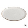 Assiette plate Ovenza Blanc Porcelaine Ø 25 cm (6 Unités)