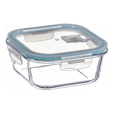 Boîte à lunch Ovenza Transparent Verre Borosilicaté Carré 1,2 L