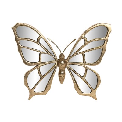 Décoration murale Home ESPRIT Doré Papillon Moderne 34 X 3 X 27 CM