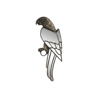 Décoration murale Home ESPRIT Doré Moderne Perroquet 18,5 X 5,5 X 49,5 CM