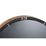 Wall Clock Home ESPRIT Black Natural Crystal Pine Loft 63,5 X 8 X 63,5 CM