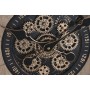 Wall Clock Home ESPRIT Golden Natural Crystal Fir Cottage 63,5 X 8 X 63,5 CM