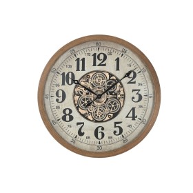 Horloge Murale Home ESPRIT Blanc Naturel Verre Bois de pin Cottage 80 x 8 x 80 cm Horloge Murale Home ESPRIT Blanc Naturel Verre Bois de pin Cottage 80 x 8 x 80 cm