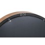 Wall Clock Home ESPRIT Black Natural Crystal Pine Loft 63,5 X 8,5 X 63,5 CM