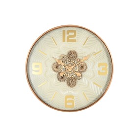 Horloge Murale Home ESPRIT Blanc Doré Métal Verre Scandi 60 x 8 x 60 cm Horloge Murale Home ESPRIT Blanc Doré Métal Verre Scandi 60 x 8 x 60 cm