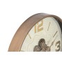 Wall Clock Home ESPRIT White Golden Metal Crystal Scandi 60 x 8 x 60 cm