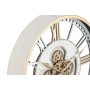 Wall Clock Home ESPRIT White Metal Crystal Vintage 60,5 X 9,5 X 60,5 CM