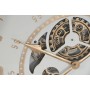 Wall Clock Home ESPRIT White Natural Crystal Fir Urban 63 X 8 X 63 CM