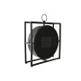 Table clock Home ESPRIT Black Golden Vintage
