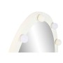 Wall mirror Home ESPRIT White Modern 62,5 X 7,5 X 91 CM 61,5 X 7,5 X 91 CM