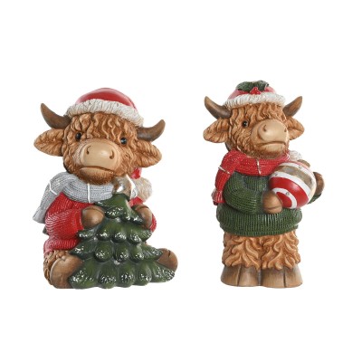 Christmas bauble Home ESPRIT Multicolour 22,5 X 19 X 38 CM (2 Units)