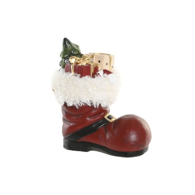Christmas bauble Home ESPRIT White Red Green Golden Boot 29 X 16,5 X 33,5 CM