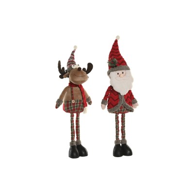 Christmas bauble Home ESPRIT Red Green 30 X 21 X 54 CM (2 Units)