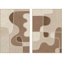 Canvas Home ESPRIT White Beige Abstract Urban (2 Units)