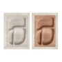 Canvas Home ESPRIT Brown Beige Abstract Scandinavian 80 x 3 x 120 cm (2 Units)
