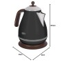 Bouilloire DeLonghi KBOV 2001.BK 2000 W 1,7 L Noir Acier inoxydable