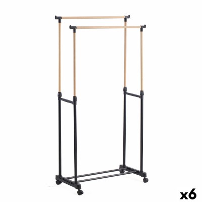 Coat rack Confortime Wood 160 cm 19 mm 80 x 43 x 90 cm (6 Units)
