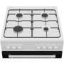 Cuisinière à Gaz BEKO FBE62120WD Blanc Noir