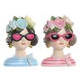 Figurine Décorative Home ESPRIT Bleu Rose Femme 14 x 10 x 20 cm (2 Unités)