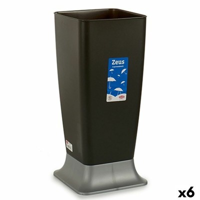 Umbrella stand Stefanplast Zeus Anthracite 25 x 55 x 25 cm (6 Units)