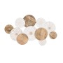 Décoration murale DKD Home Decor Marron Blanc Bois de manguier (100 x 3 x 62 cm)