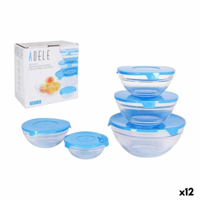 Ensemble à apértif Adele Bleu 17 5 Pièces (12 Unités)