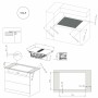 Induction Hob with Integrated Extractor Cecotec Bolero Squad IH 4800 TotalFlex80 7400 W