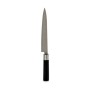 Kitchen Knife Kinvara Black Silver Stainless steel Plastic 3,5 x 33,5 x 2,2 cm (12 Units)