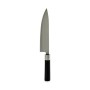Couteau de cuisine Kinvara Noir Argenté Acier inoxydable Plastique 5 x 33,5 x 2,3 cm 33,5 x 2 x 5 cm (12 Unités)