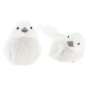 Christmas bauble DKD Home Decor Foam Bird Feather (10 x 6 x 8 cm) (2 Units)