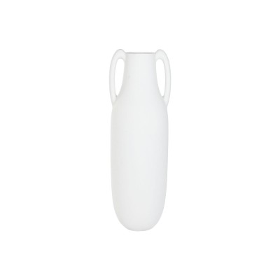 Vase Home ESPRIT Blanc Fibre 39 x 39 x 120 cm