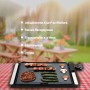 Grill JATA JEGR1246 Noir 2000 W