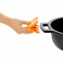 Casserole avec Couvercle en Verre BRA A270328 Noir Ø 28 cm