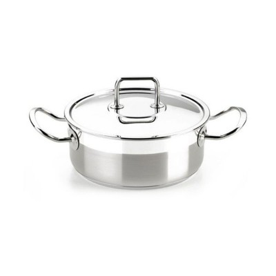 Casserole BRA A340353 Steel 2 L 25 L Ø 20 cm Stainless steel