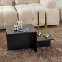 Centre Table Harmony Black 80 x 40 x 40 cm