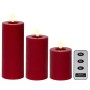 Candle Lumineo Red Ø 7 x 19 cm
