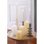 LED Candle Lumineo Beige Cream Ø 7 x 11,2 cm (AAA)